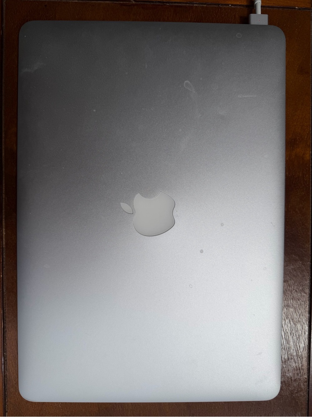 Apple Silver MacBook Top-View Laptop - Silver